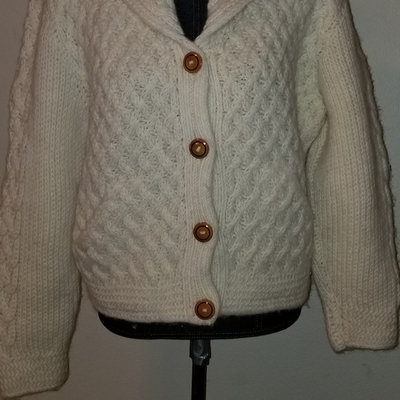 🔻REDUCED❣ 128 Wool Mexico Hand Knit Angela Compor De Moris S - Picture 5 of 14